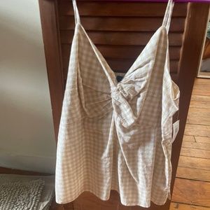 Gingham Tank Top